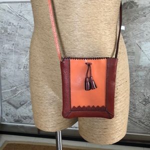 new Facindini mini crossbody 100% leather